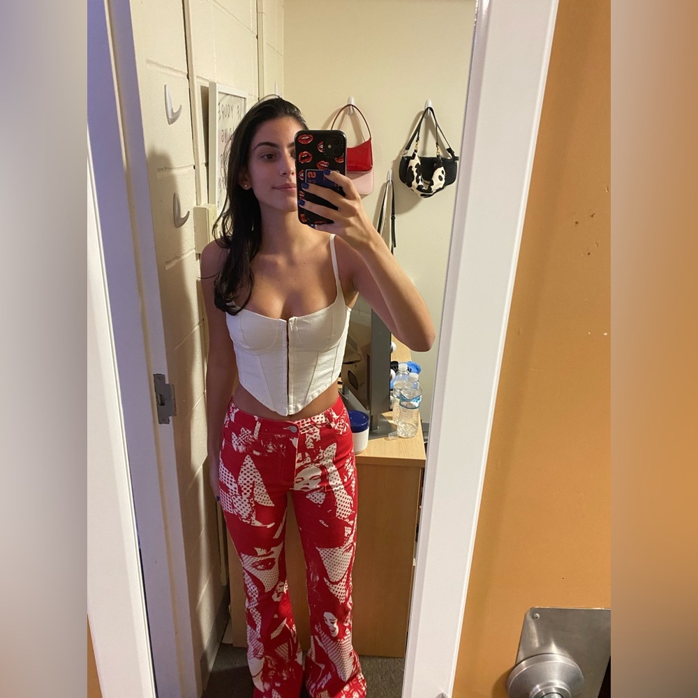 Fun funky pants. Wore once!! ❤️